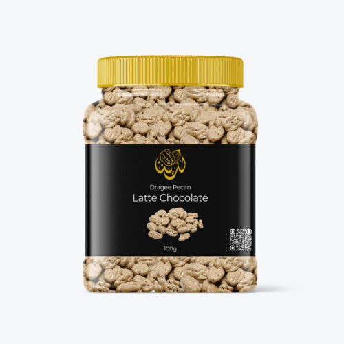 deliciouspecan-jar-100g-latte Latte Chocolate Dragee Pecan